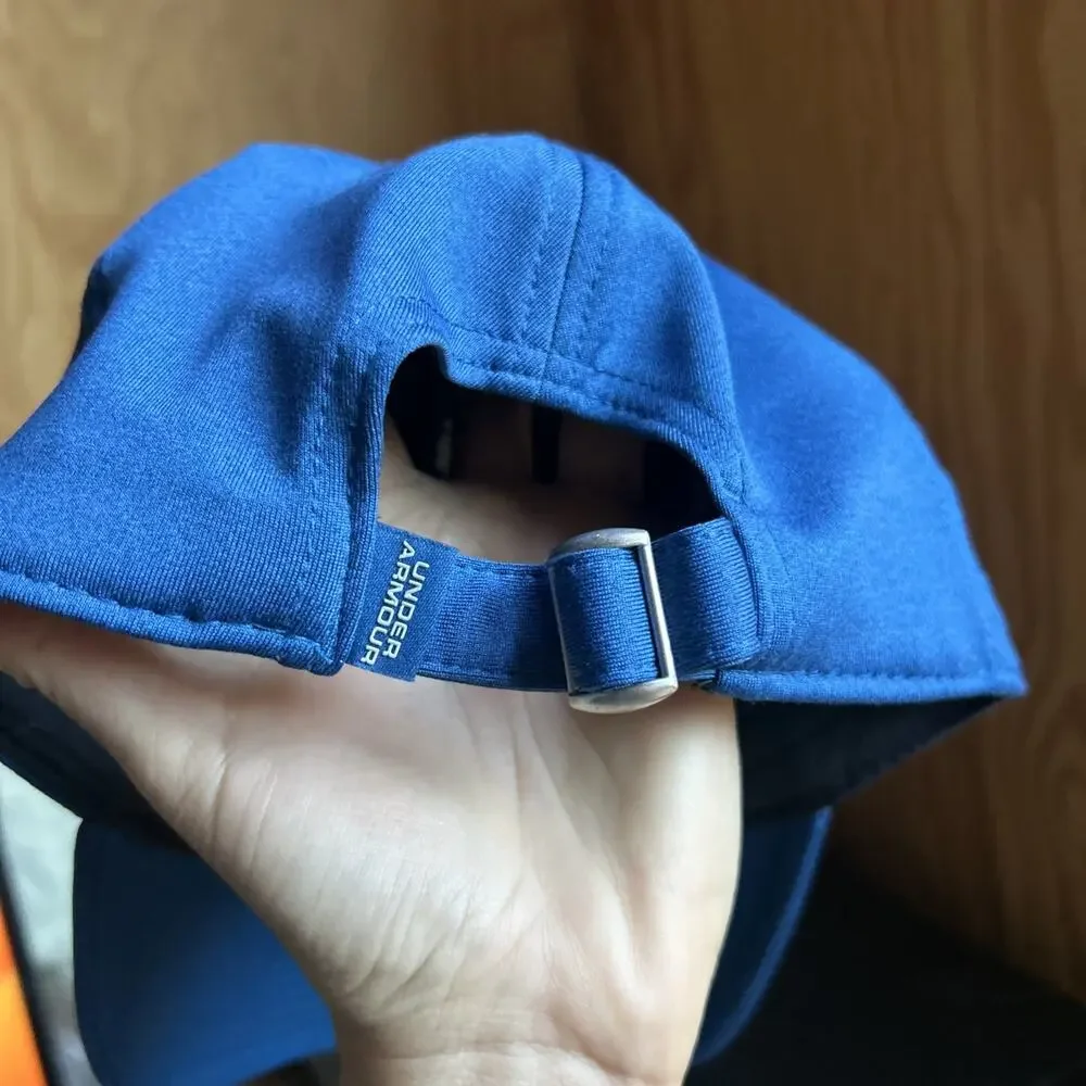 Under Armour Mens Sportstyle Adjustable Sliding Closure Sweat Band Blue